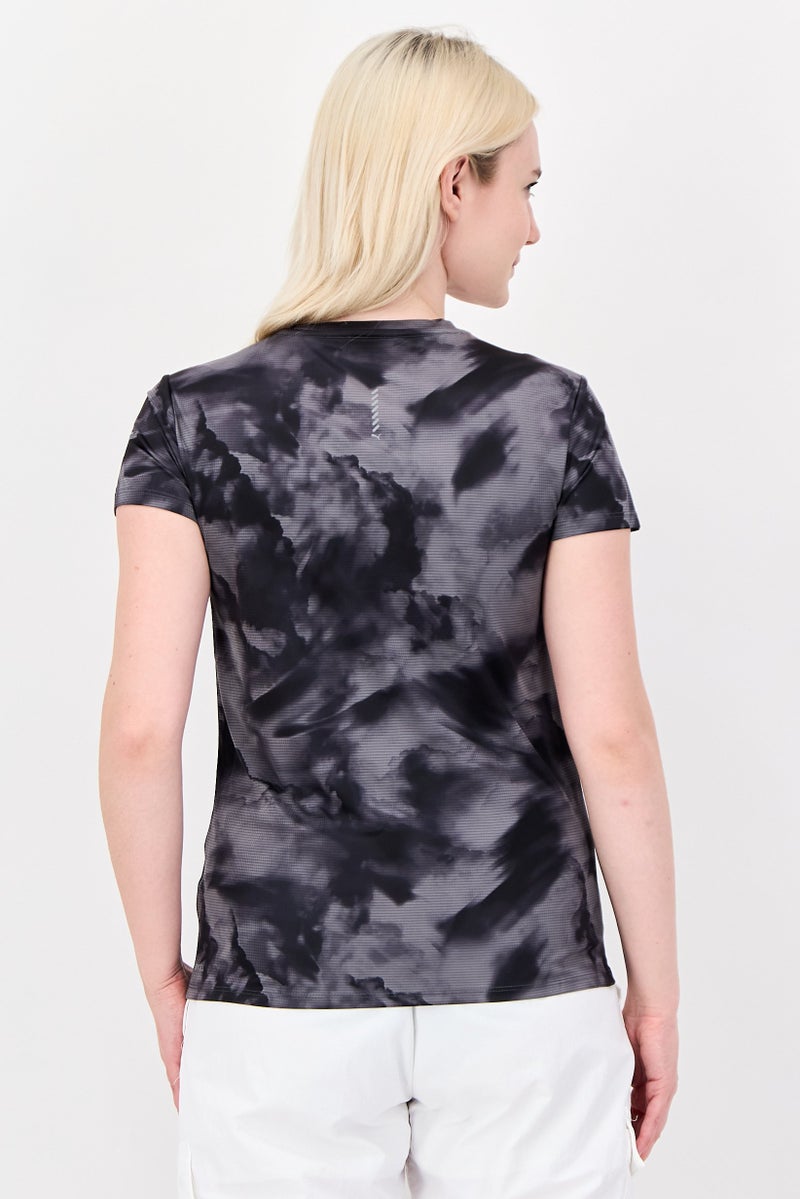 PUMA Women Sportswear Fit Short Sleeve Running Top, Multicolor - Image 2